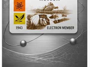 REACH Museum Electron Contributing Membership card featuring burrowing owl artwork and leadership-level support benefits.