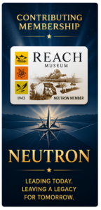 Neutron Contributing Membership REACH Museum Neutron Contributing Membership card featuring burrowing owl artwork and premier donor-level support.